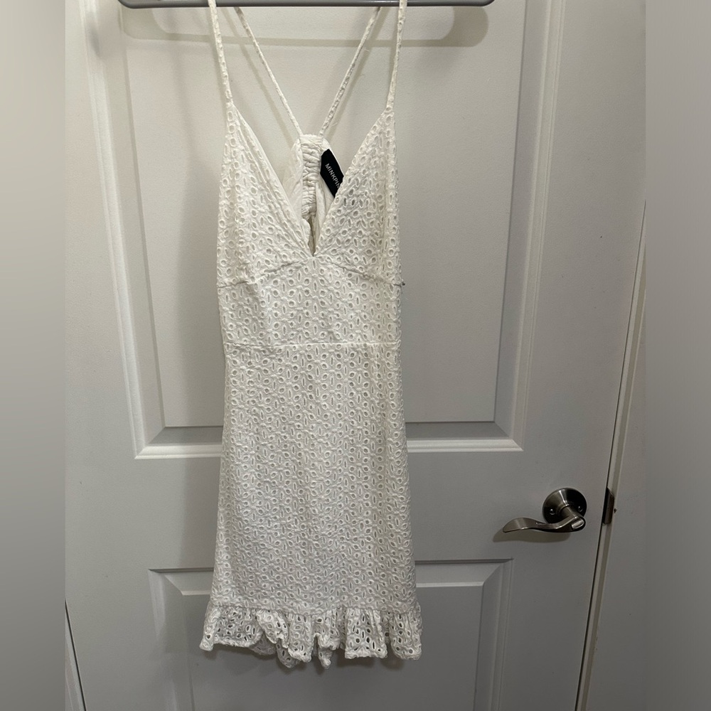MINKPINK mini white dress